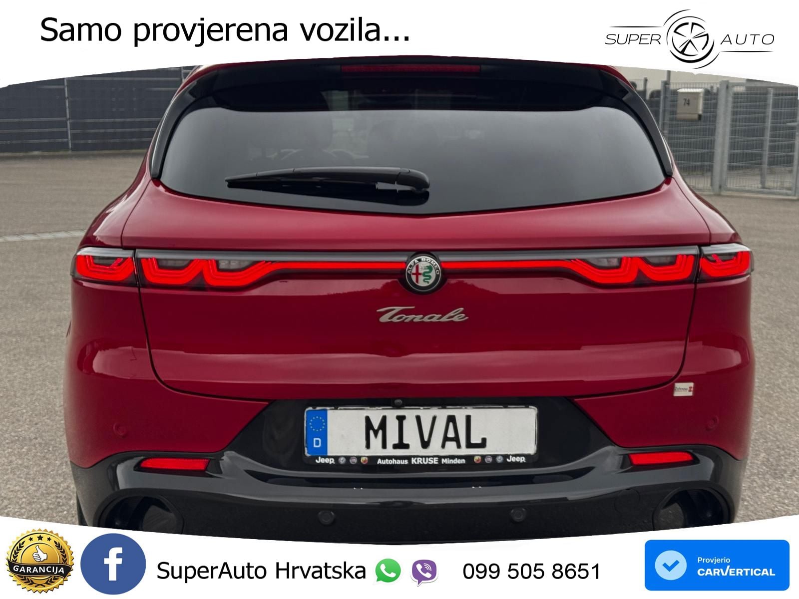 Alfa Romeo Tonale 1.5 VGT (160 KS) 48V-Hybrid TCT MATRIX+GR SJED+KAM