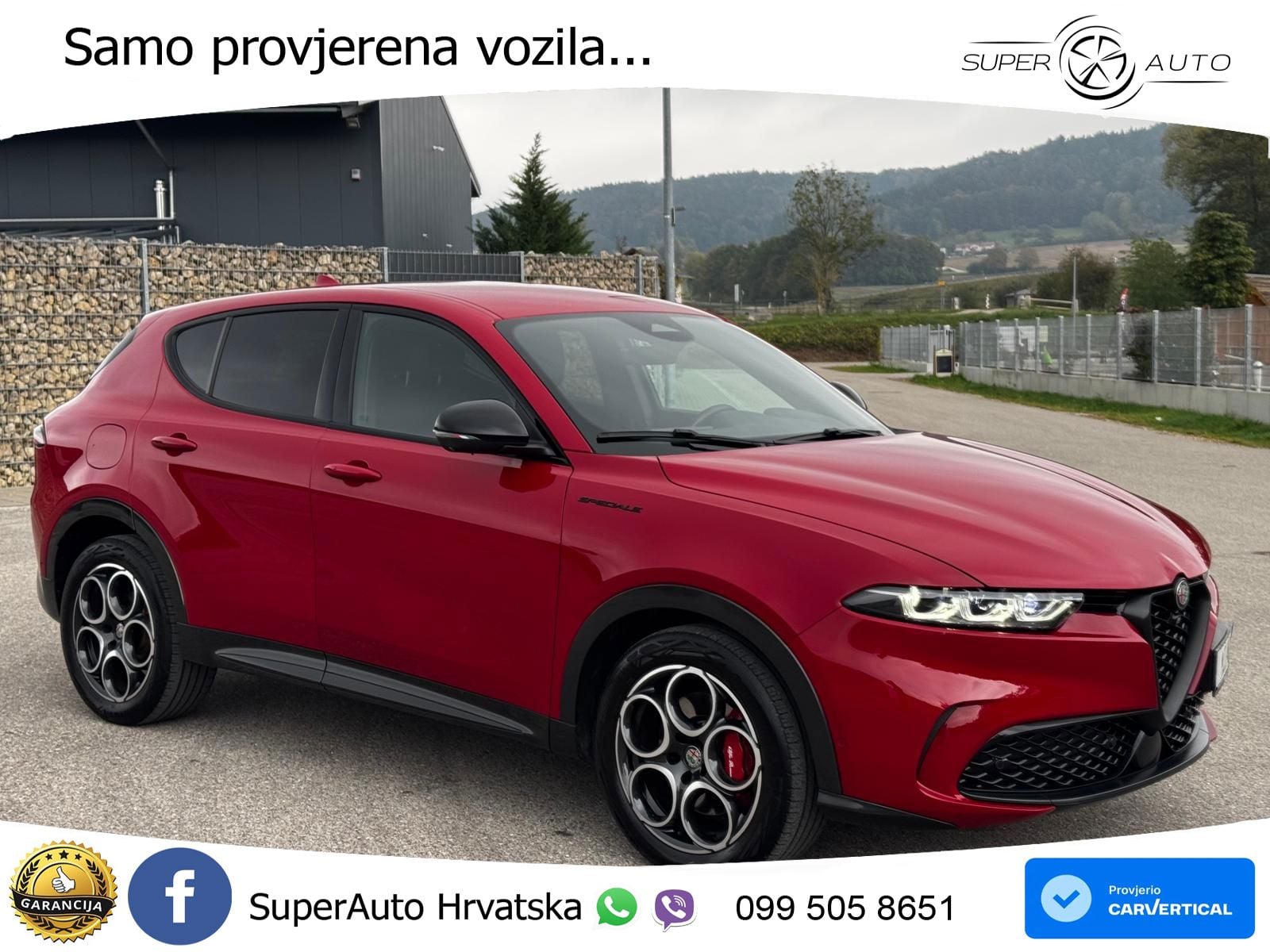 Alfa Romeo Tonale 1.5 VGT (160 KS) 48V-Hybrid TCT MATRIX+GR SJED+KAM