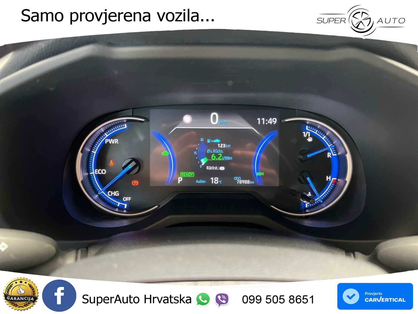 Toyota RAV4 2.5 (218 KS) Hybrid e-CVT Team D LED+GR SJED+ACC