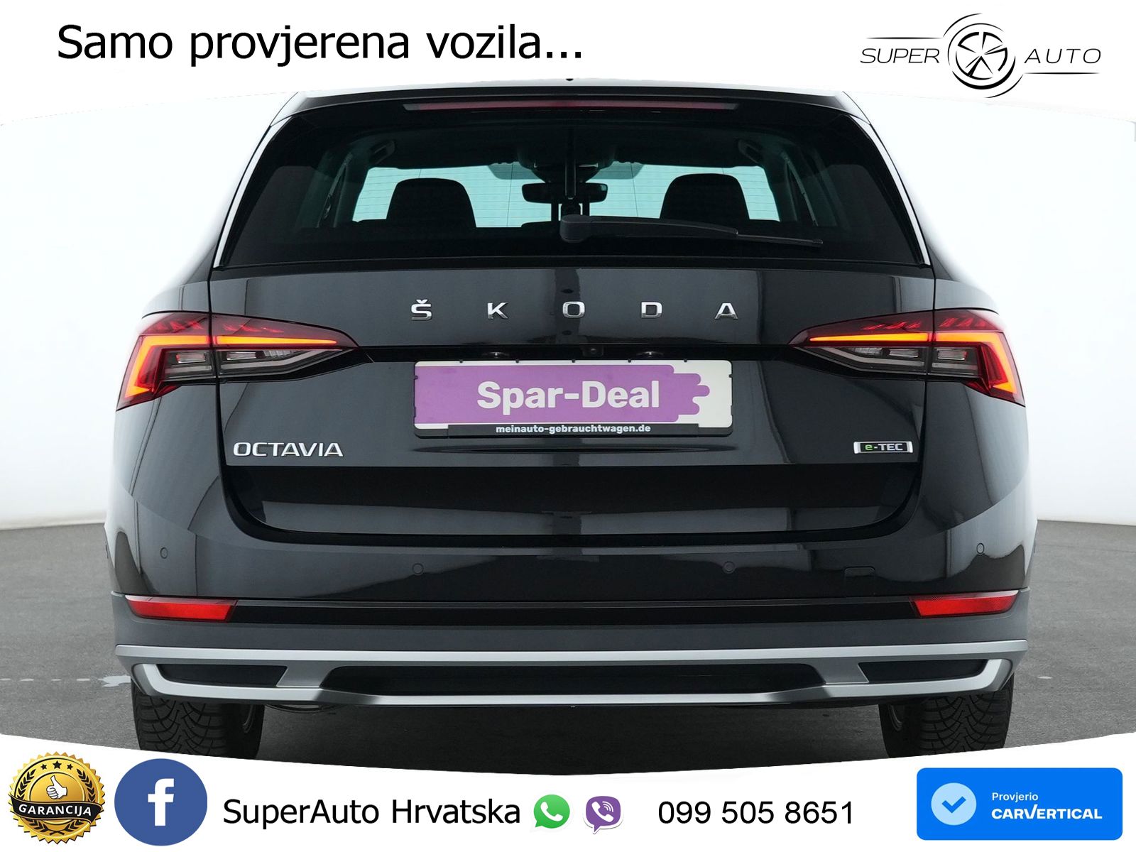 Škoda Octavia Combi 1.5 TSI EVO e-TEC (150 KS) DSG LED+GR SJED+ACC
