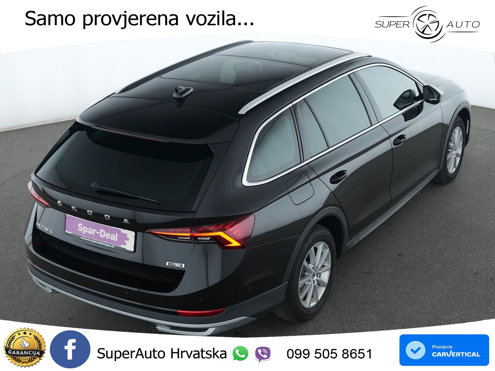 Škoda Octavia Combi 1.5 TSI EVO e-TEC (150 KS) DSG LED+GR SJED+ACC