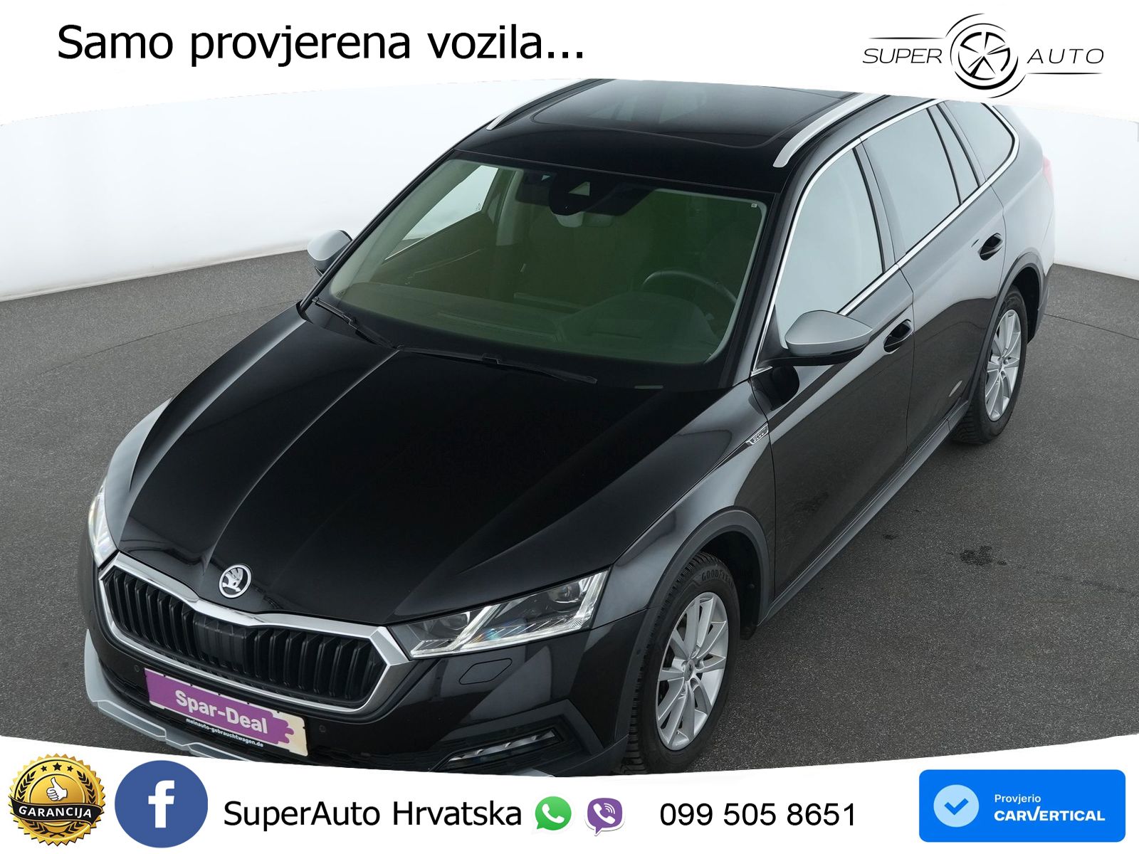 Škoda Octavia Combi 1.5 TSI EVO e-TEC (150 KS) DSG LED+GR SJED+ACC