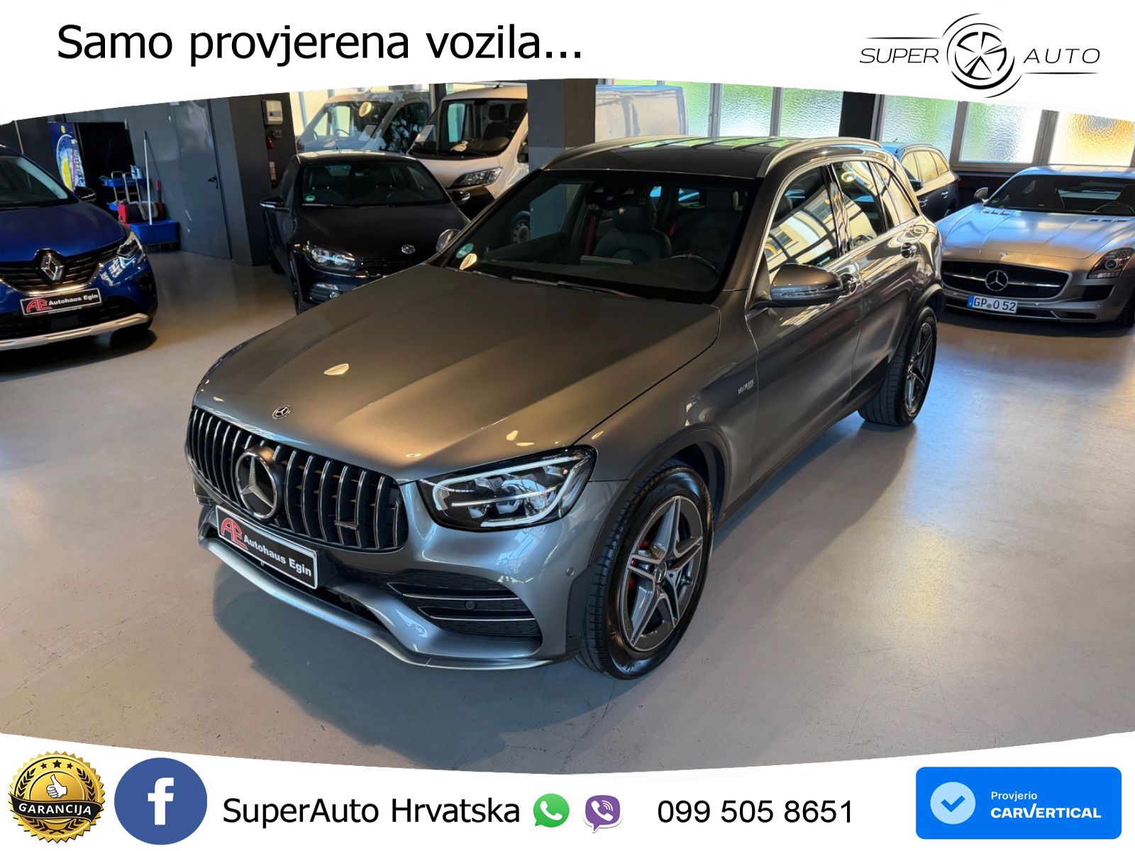 Mercedes AMG GLC 43 V6 (390 KS) 4MATIC TCT LED+GR SJED+ACC
