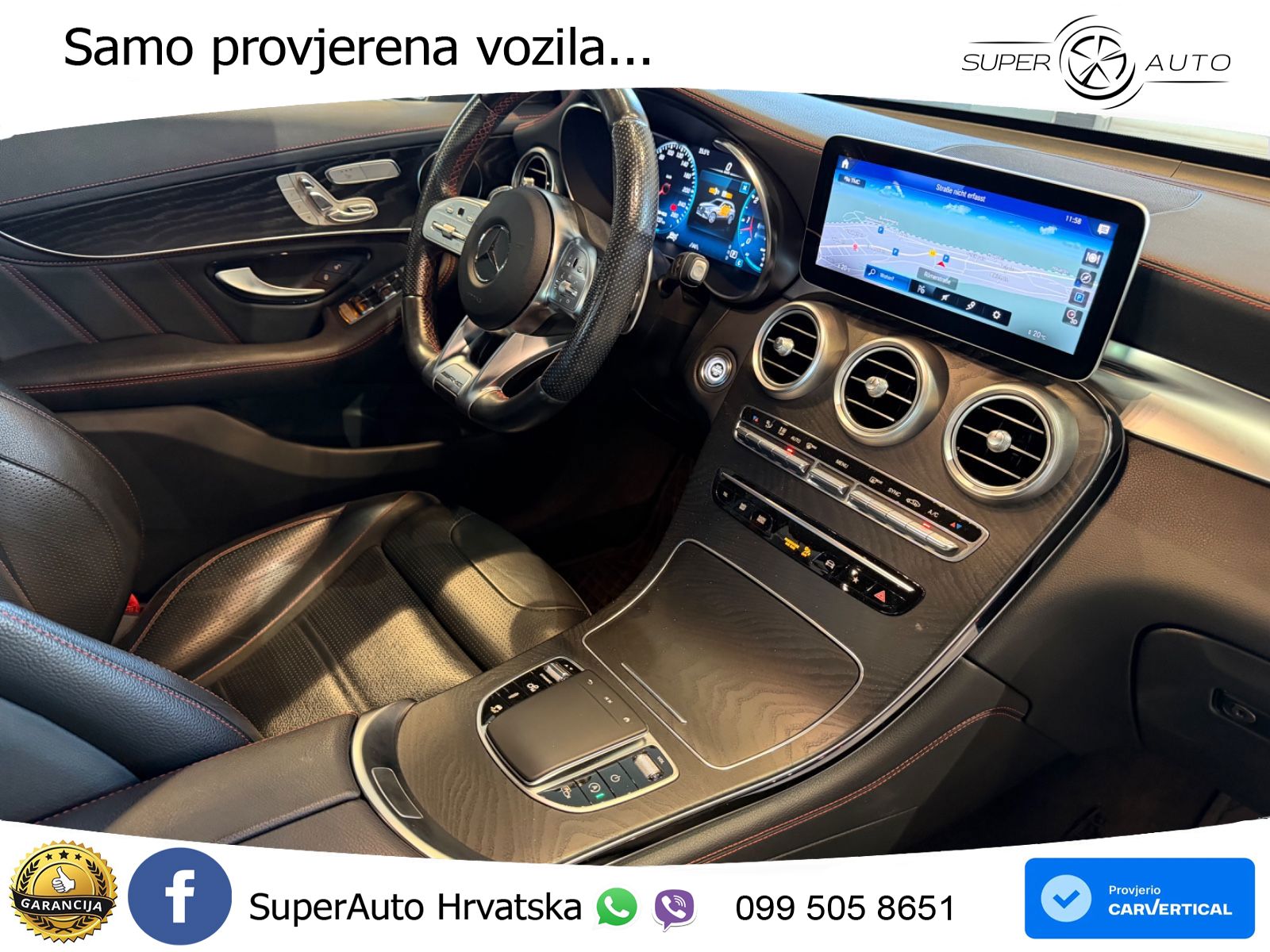 Mercedes AMG GLC 43 V6 (390 KS) 4MATIC TCT LED+GR SJED+ACC