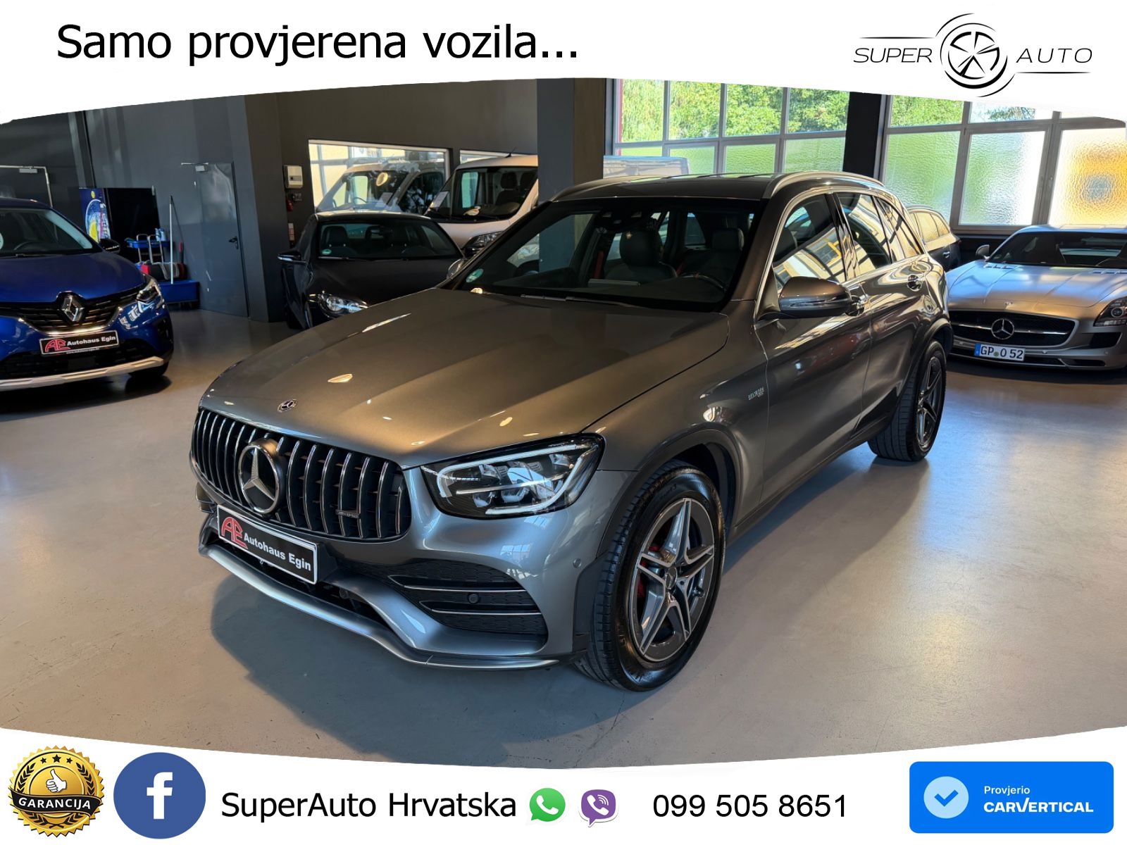 Mercedes AMG GLC 43 V6 (390 KS) 4MATIC TCT LED+GR SJED+ACC