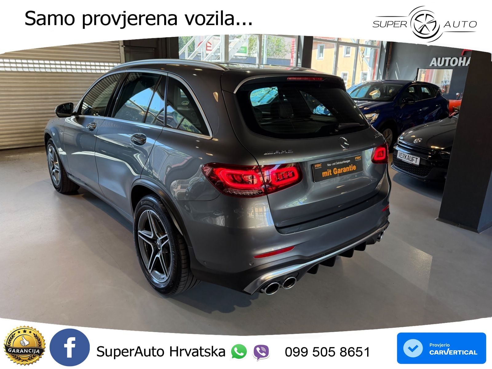 Mercedes AMG GLC 43 V6 (390 KS) 4MATIC TCT LED+GR SJED+ACC