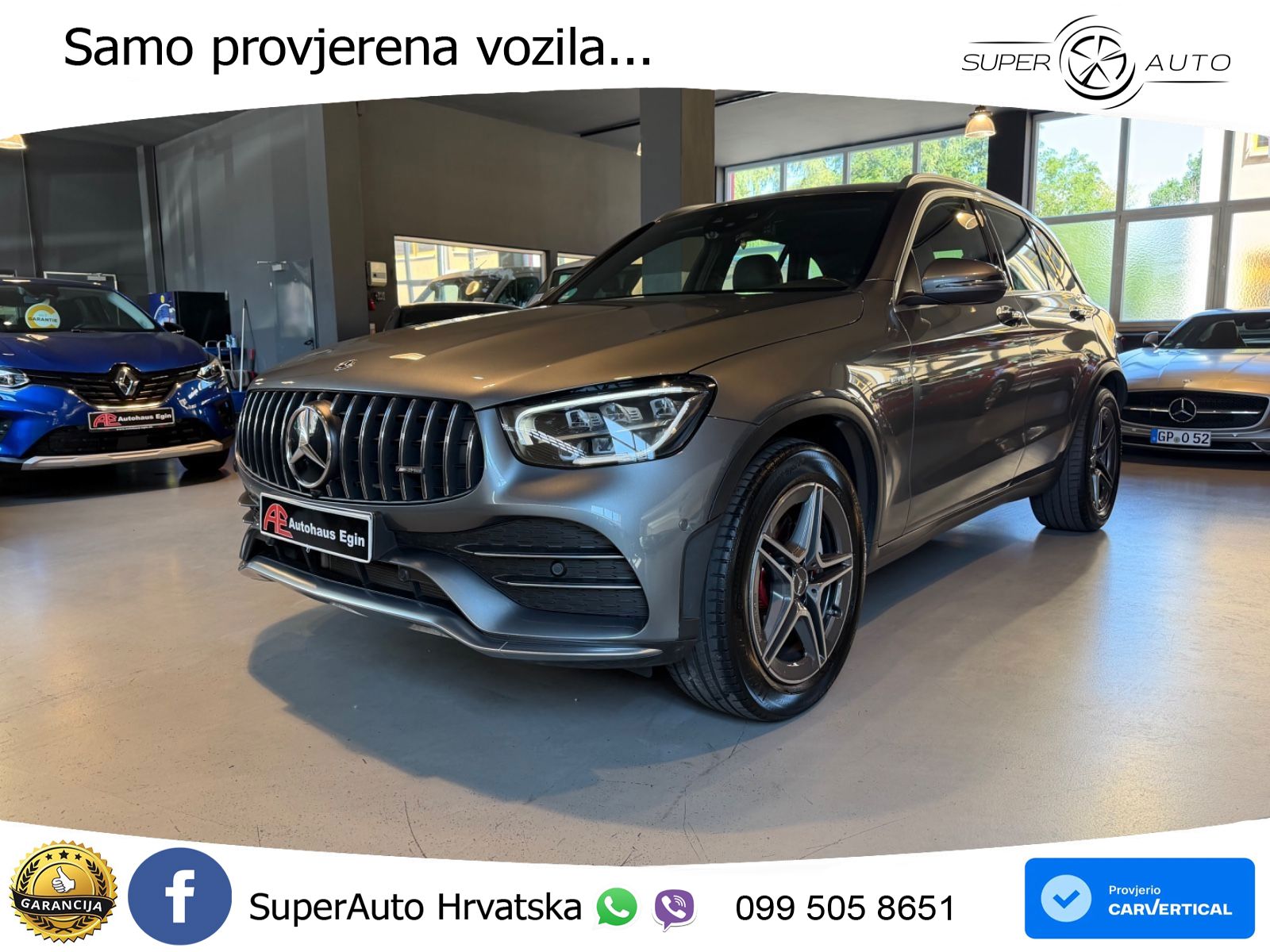 Mercedes AMG GLC 43 V6 (390 KS) 4MATIC TCT LED+GR SJED+ACC