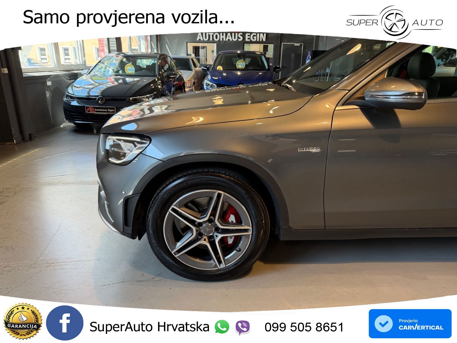Mercedes AMG GLC 43 V6 (390 KS) 4MATIC TCT LED+GR SJED+ACC