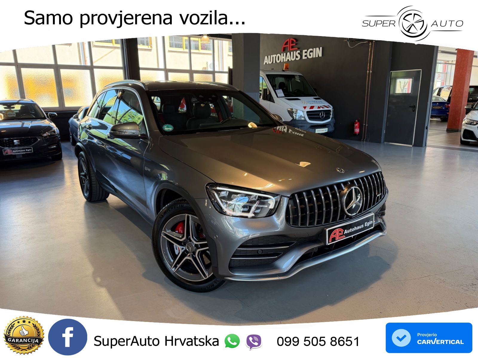 Mercedes AMG GLC 43 V6 (390 KS) 4MATIC TCT LED+GR SJED+ACC