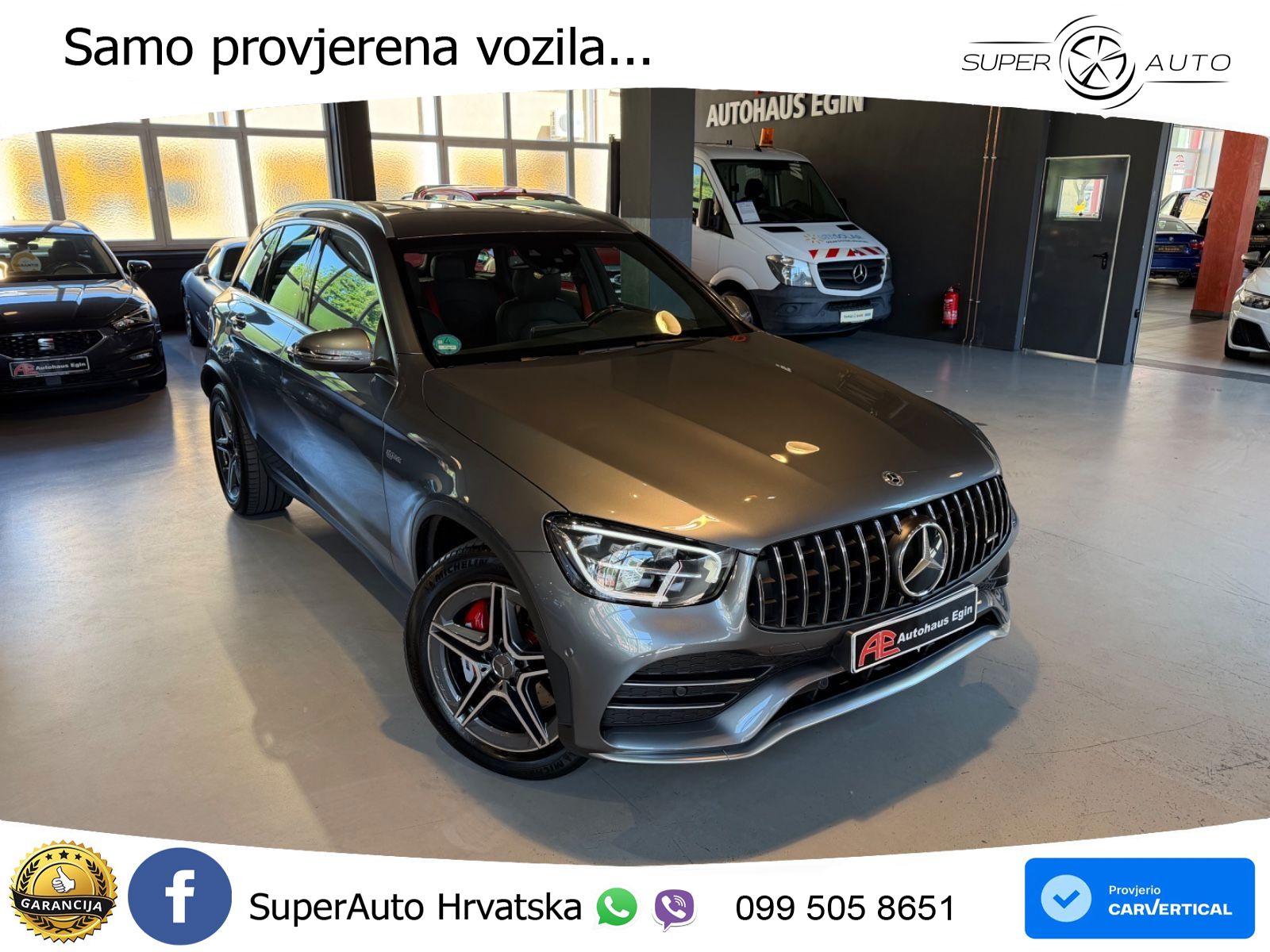 Mercedes AMG GLC 43 V6 (390 KS) 4MATIC TCT LED+GR SJED+ACC
