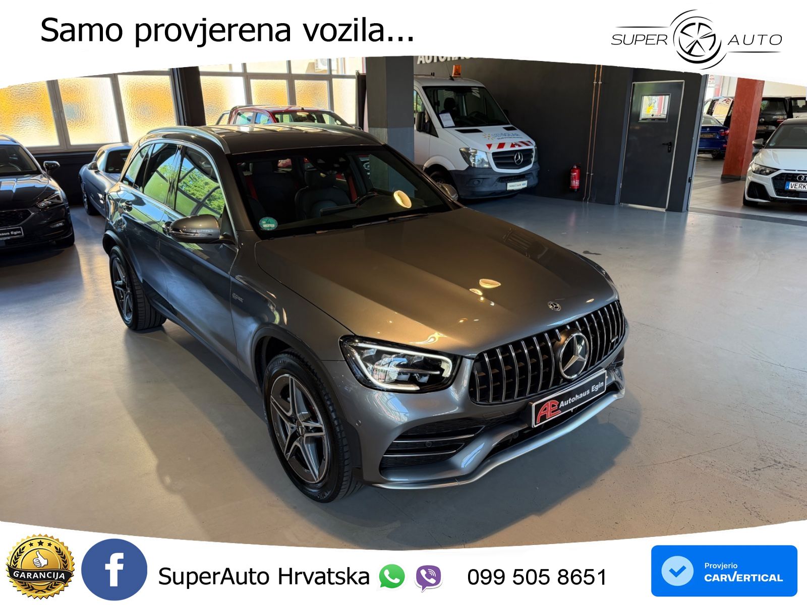 Mercedes AMG GLC 43 V6 (390 KS) 4MATIC TCT LED+GR SJED+ACC