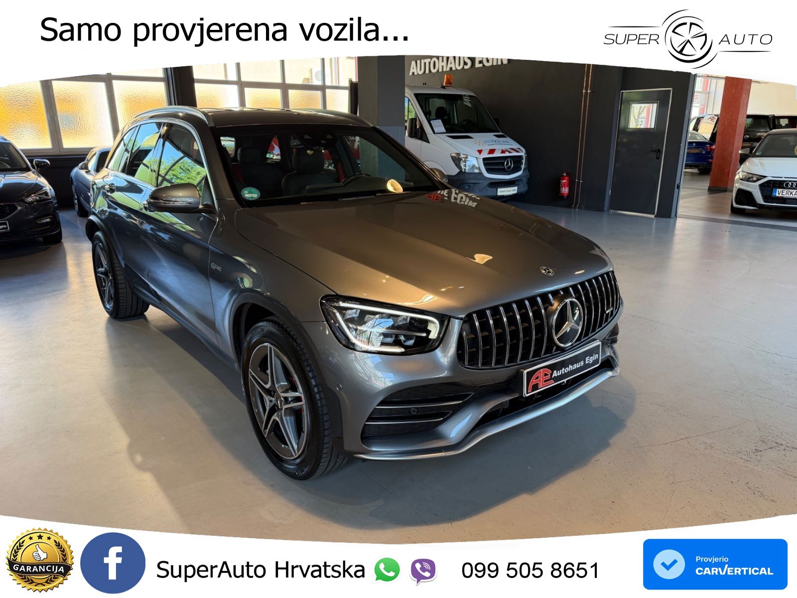 Mercedes AMG GLC 43 V6 (390 KS) 4MATIC TCT LED+GR SJED+ACC