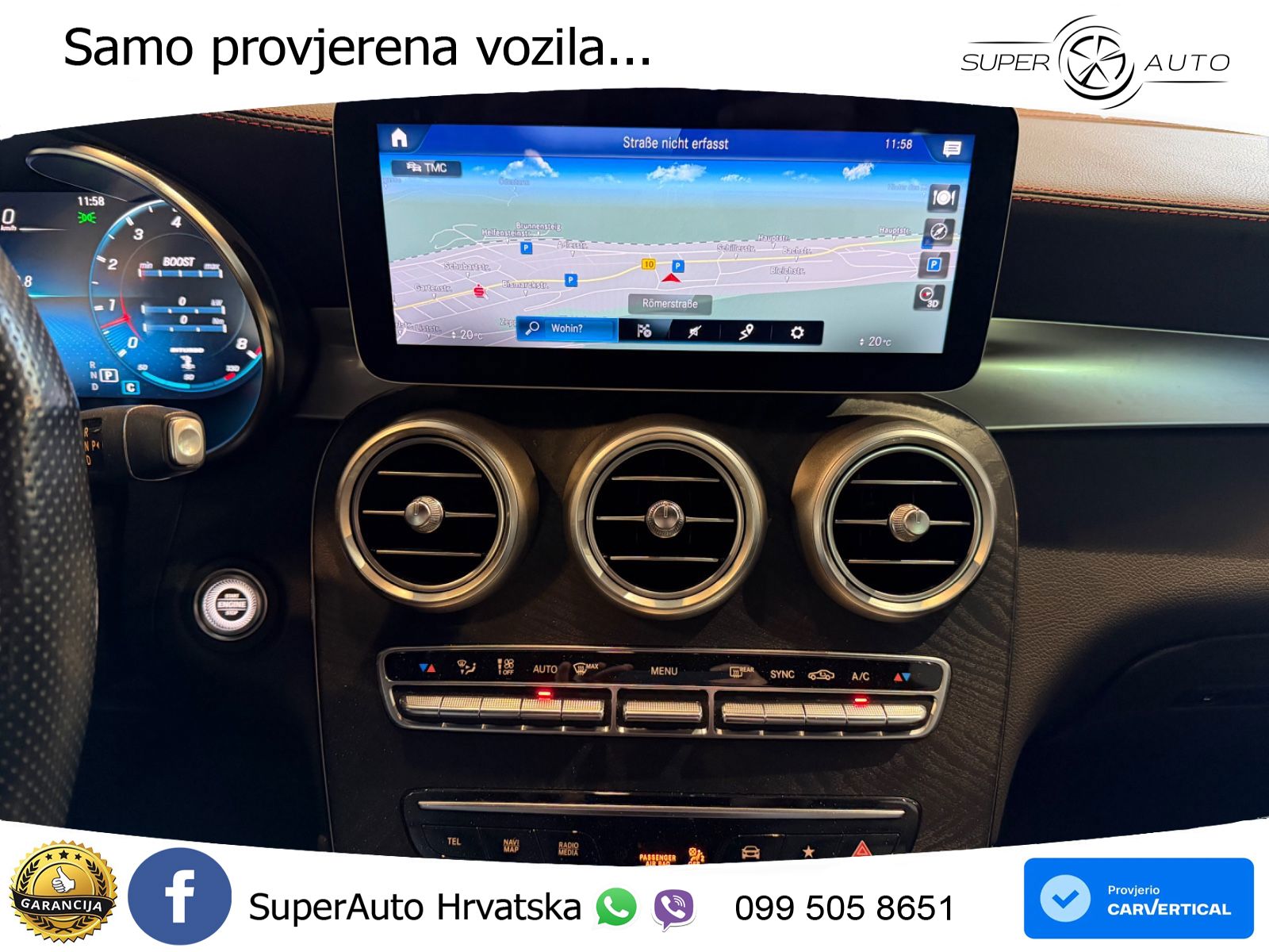 Mercedes AMG GLC 43 V6 (390 KS) 4MATIC TCT LED+GR SJED+ACC