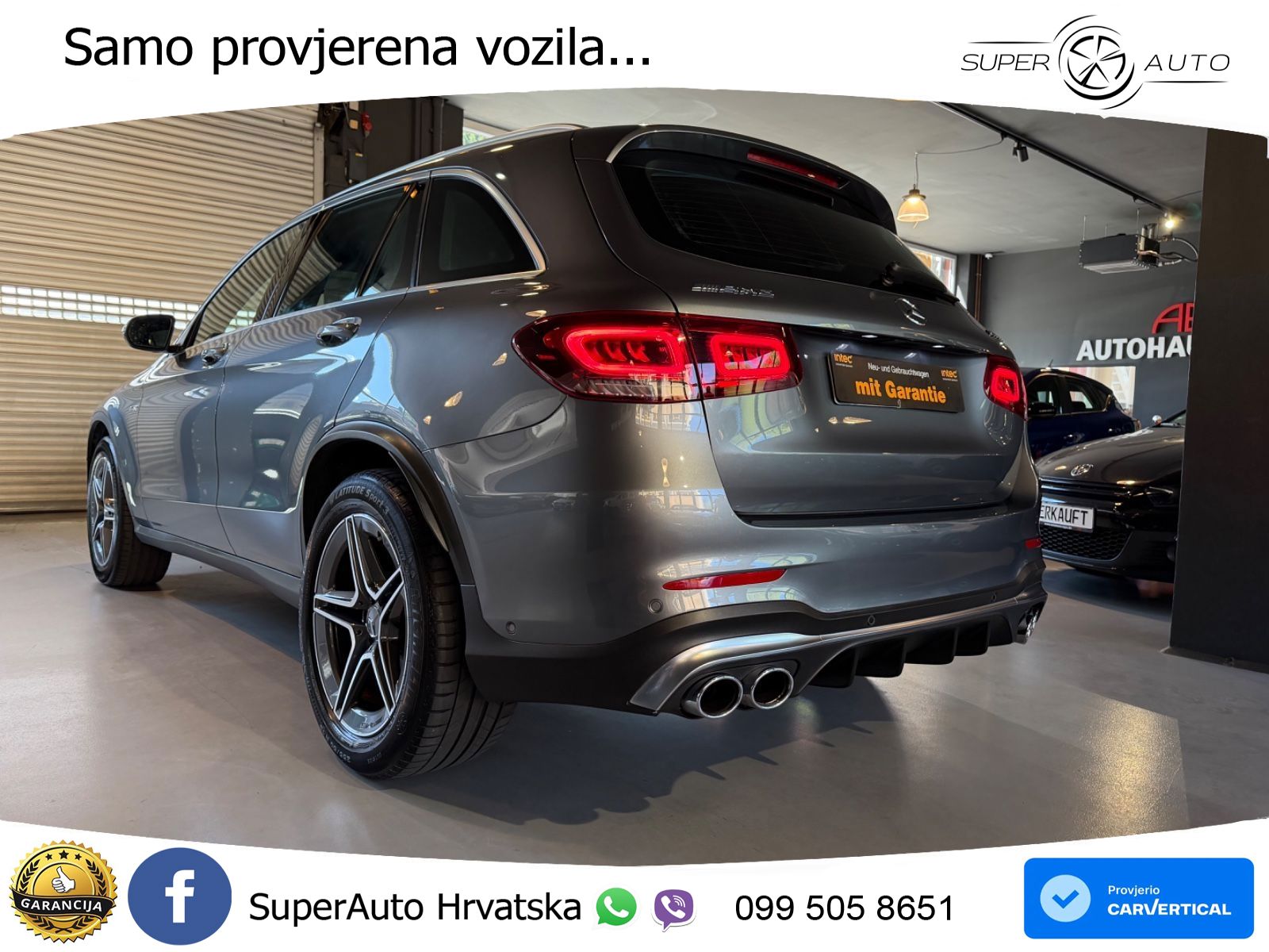 Mercedes AMG GLC 43 V6 (390 KS) 4MATIC TCT LED+GR SJED+ACC