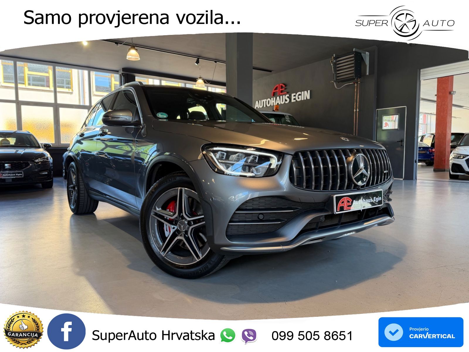 Mercedes AMG GLC 43 V6 (390 KS) 4MATIC TCT LED+GR SJED+ACC