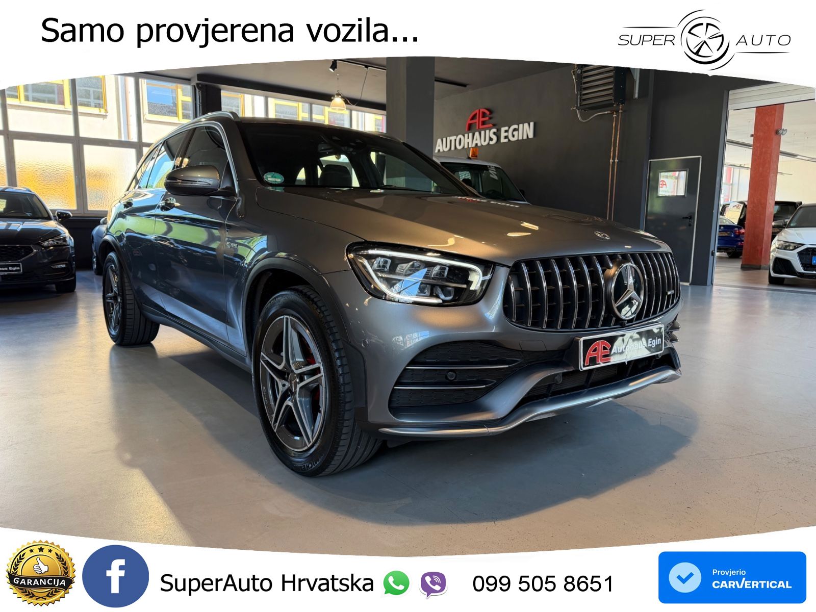Mercedes AMG GLC 43 V6 (390 KS) 4MATIC TCT LED+GR SJED+ACC