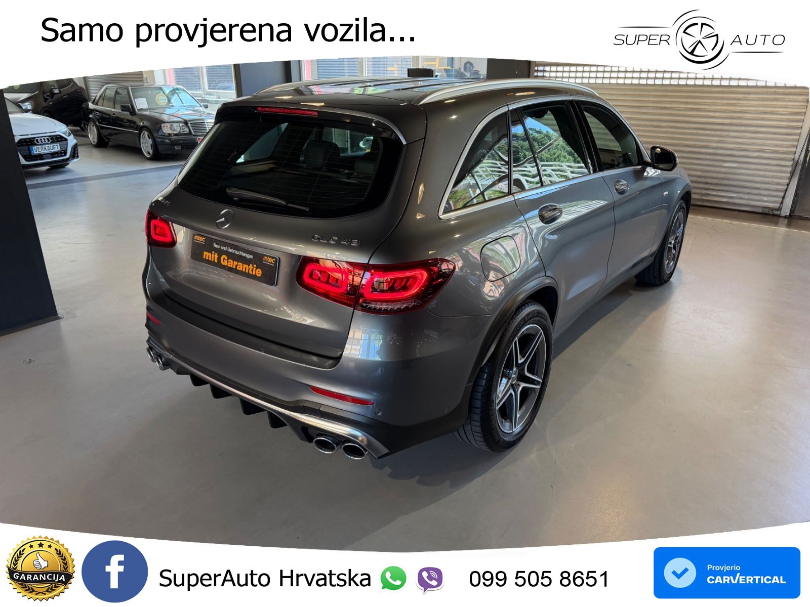 Mercedes AMG GLC 43 V6 (390 KS) 4MATIC TCT LED+GR SJED+ACC