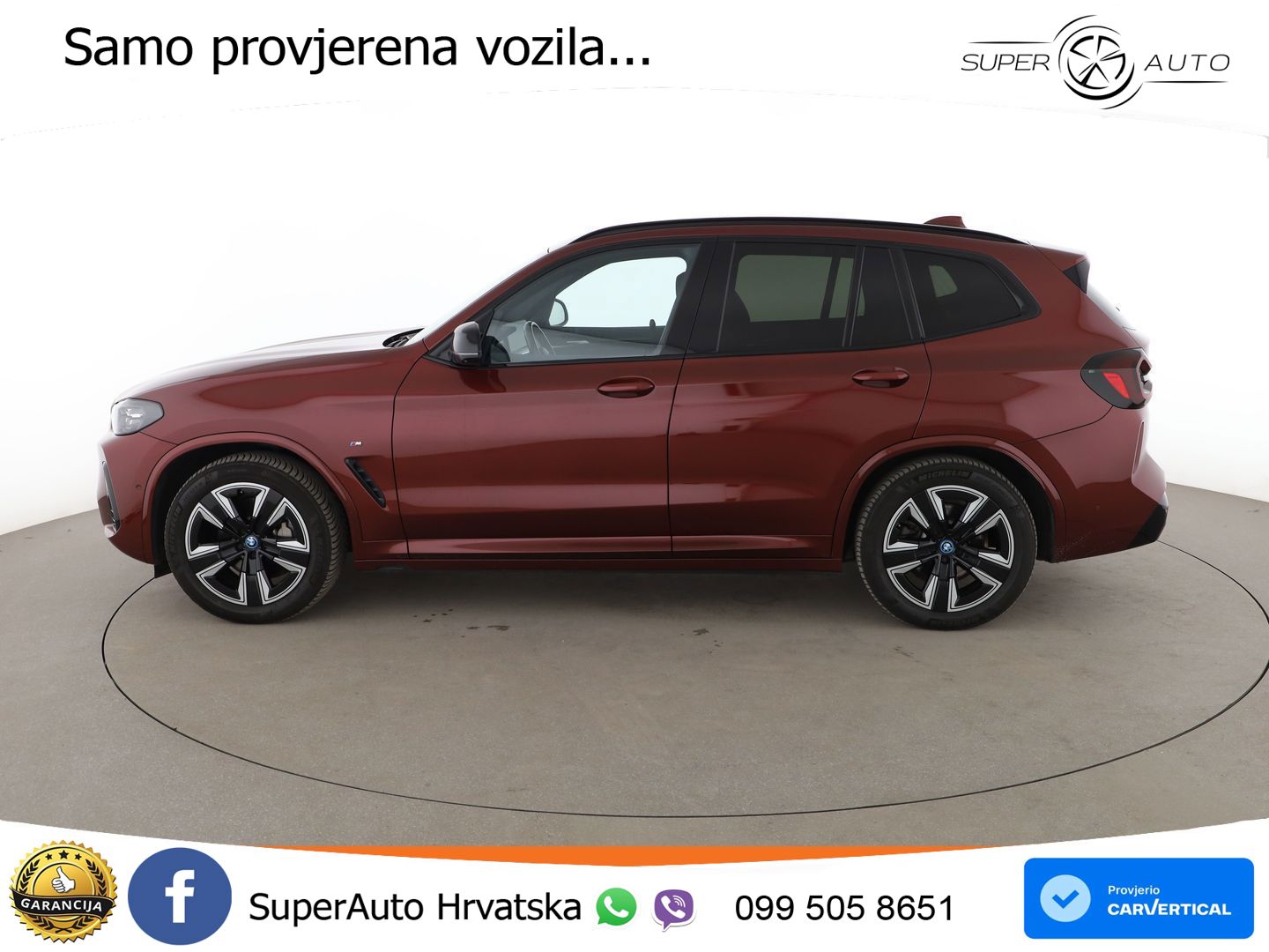 BMW iX3 80 kWh (286 KS) LED+GR SJED+ACC