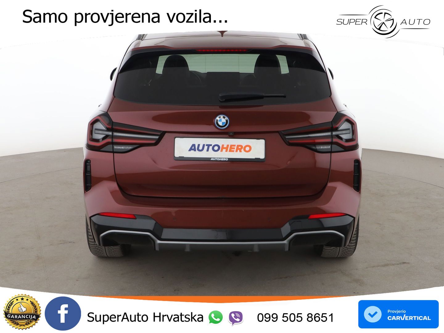 BMW iX3 80 kWh (286 KS) LED+GR SJED+ACC