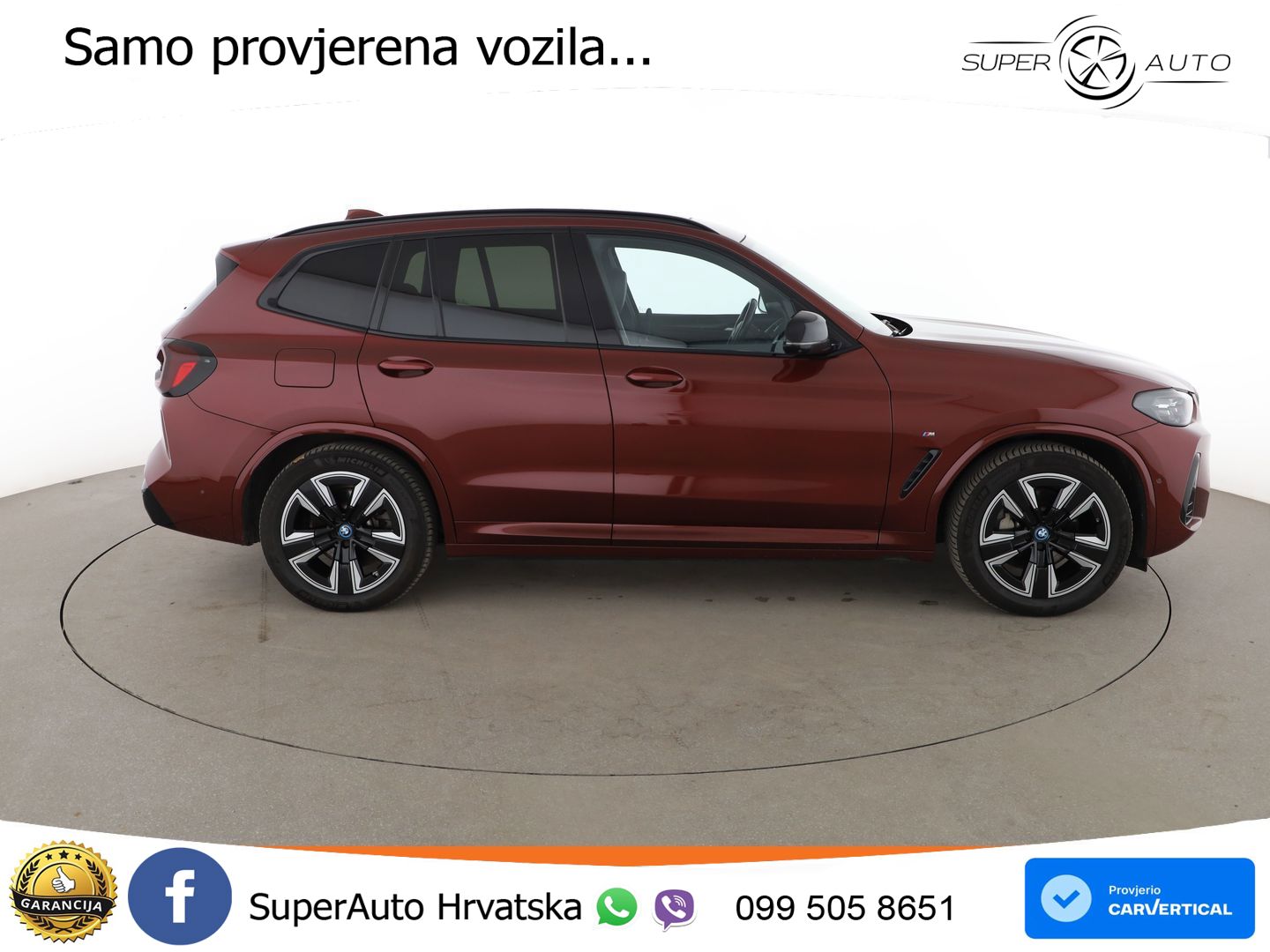 BMW iX3 80 kWh (286 KS) LED+GR SJED+ACC