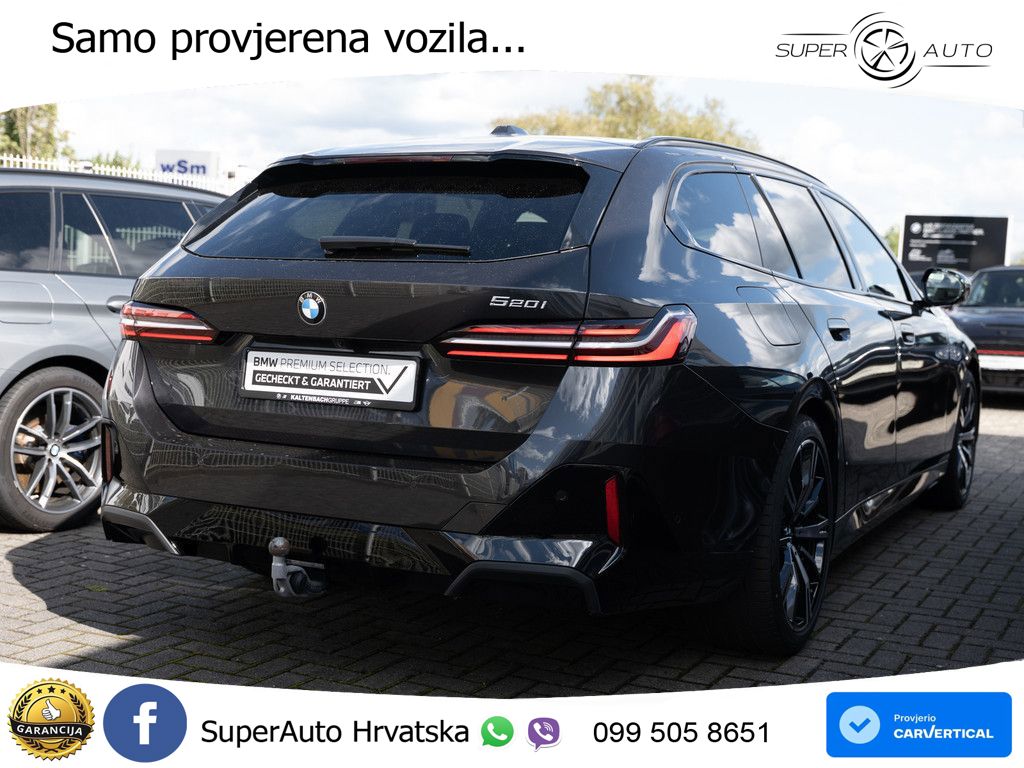 BMW 520i Touring (208 KS) Steptronic M Sport ACC+HEAD+4xGR SJED+360+PANO