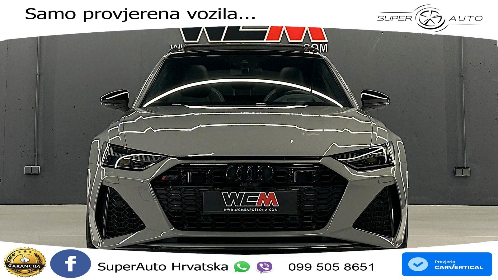 Audi RS6 Avant 4.0 TFSI V8 (600 KS) quattro Tiptronic LED+GR SJED+ACC