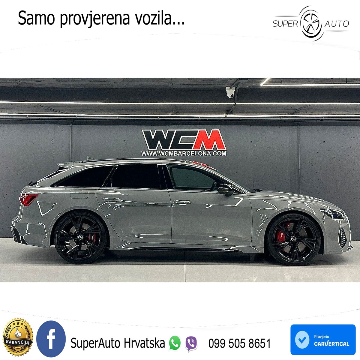 Audi RS6 Avant 4.0 TFSI V8 (600 KS) quattro Tiptronic LED+GR SJED+ACC