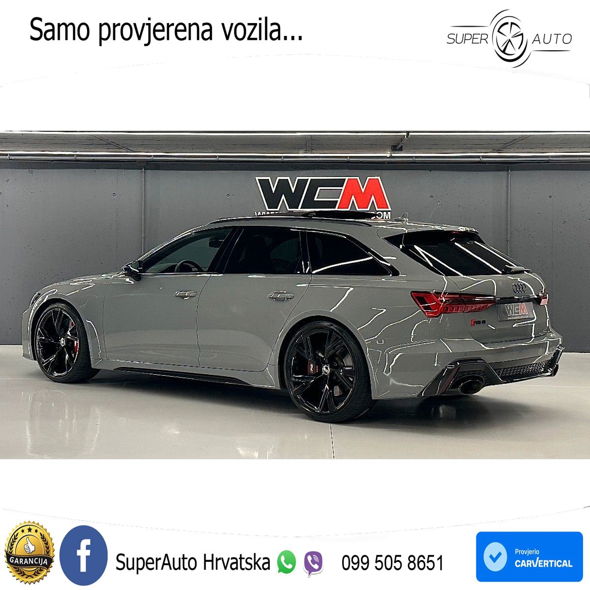 Audi RS6 Avant 4.0 TFSI V8 (600 KS) quattro Tiptronic LED+GR SJED+ACC