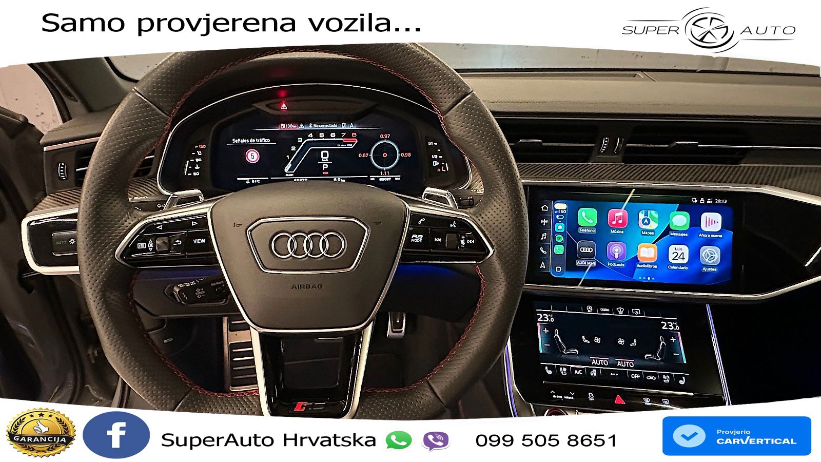 Audi RS6 Avant 4.0 TFSI V8 (600 KS) quattro Tiptronic LED+GR SJED+ACC