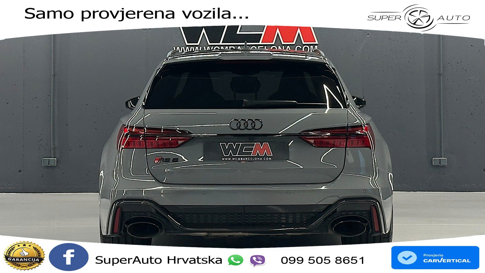 Audi RS6 Avant 4.0 TFSI V8 (600 KS) quattro Tiptronic LED+GR SJED+ACC
