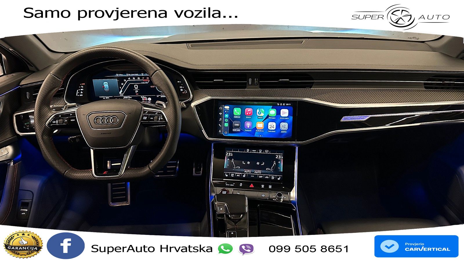 Audi RS6 Avant 4.0 TFSI V8 (600 KS) quattro Tiptronic LED+GR SJED+ACC