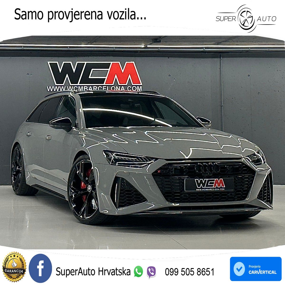 Audi RS6 Avant 4.0 TFSI V8 (600 KS) quattro Tiptronic LED+GR SJED+ACC