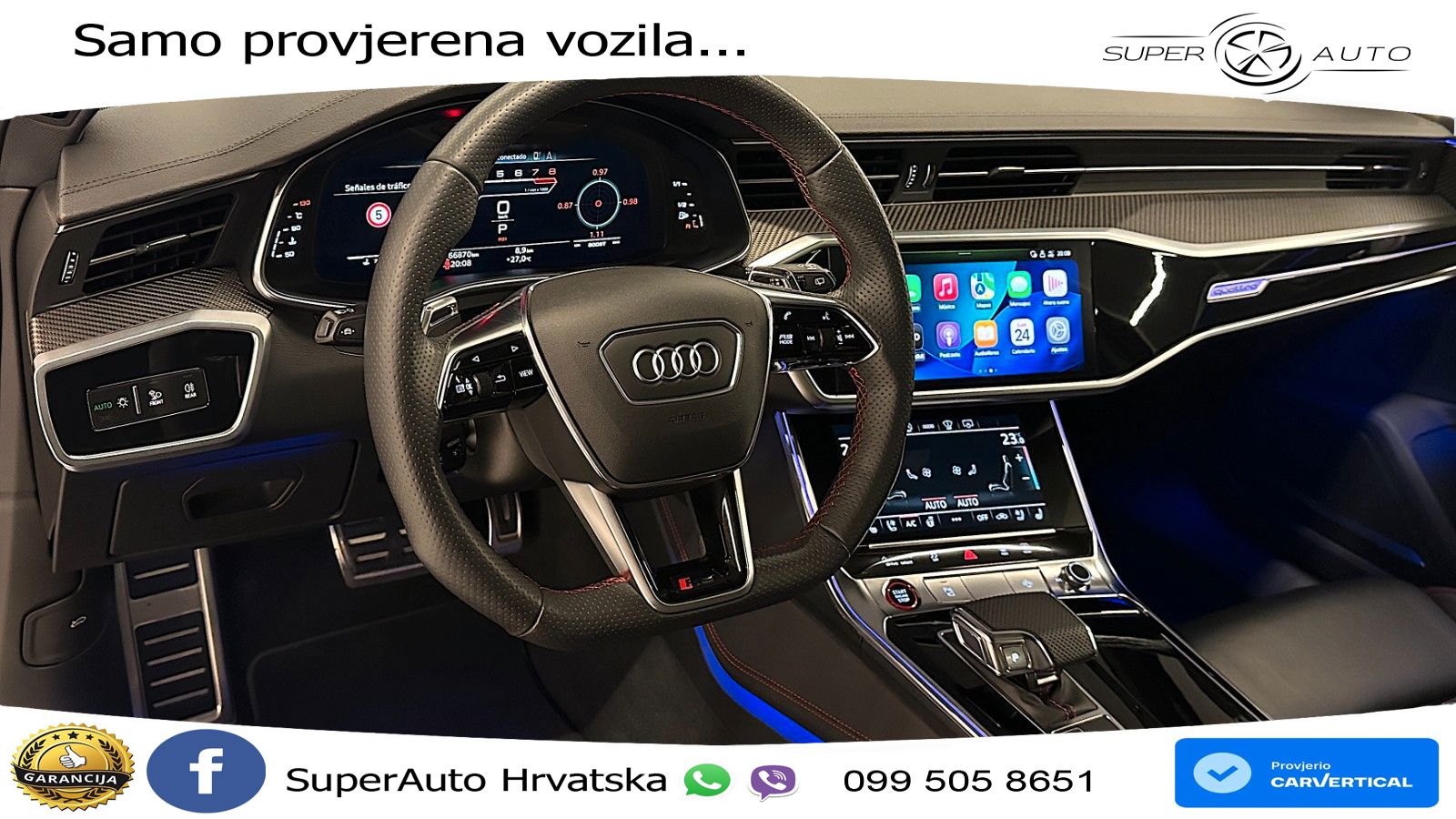 Audi RS6 Avant 4.0 TFSI V8 (600 KS) quattro Tiptronic LED+GR SJED+ACC