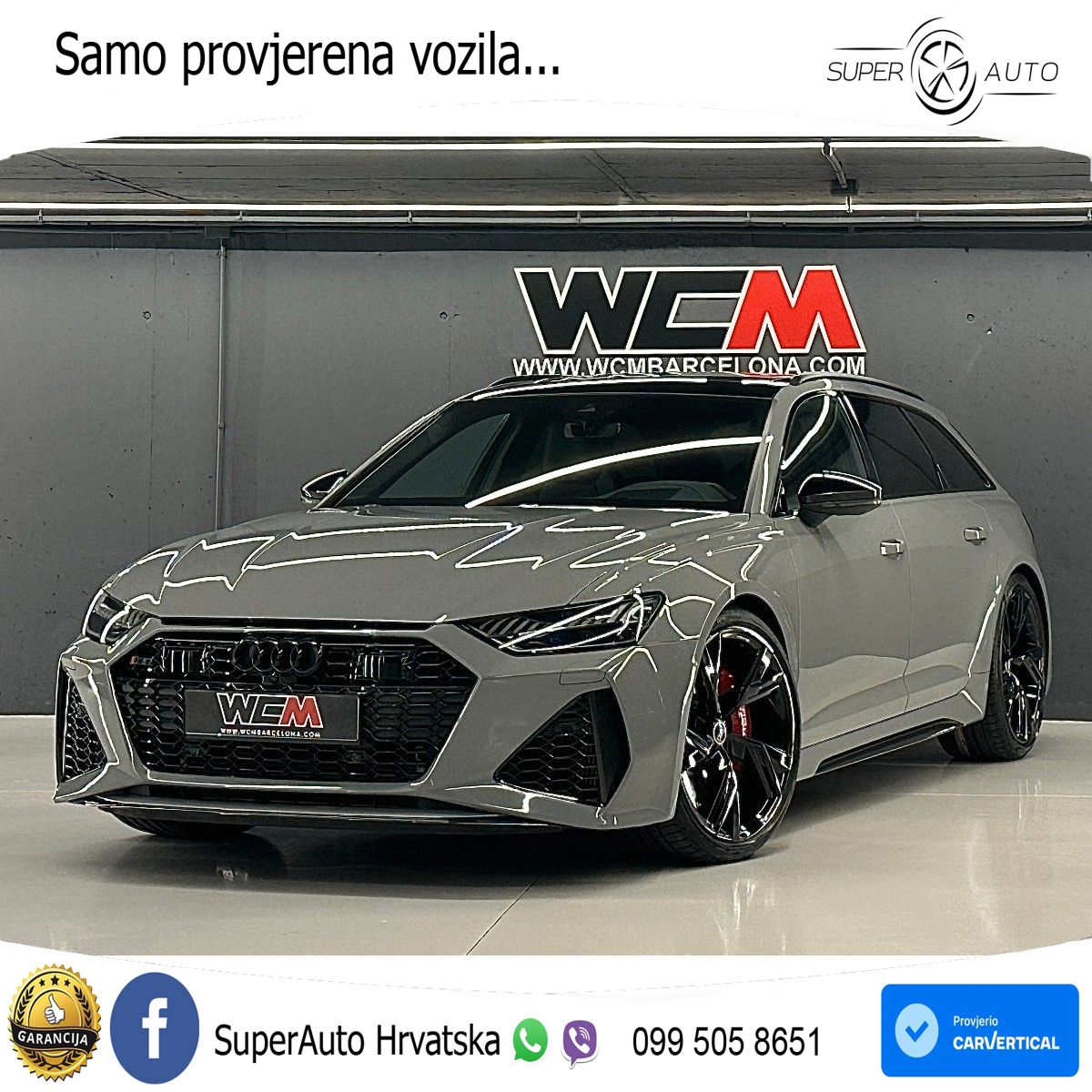 Audi RS6 Avant 4.0 TFSI V8 (600 KS) quattro Tiptronic LED+GR SJED+ACC