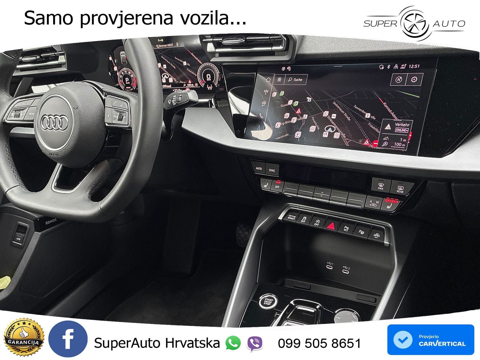 Audi A3 Sportback 30 TFSI (116 KS) Mild Hybrid S tronic advanced LED+GR SJED+ACC