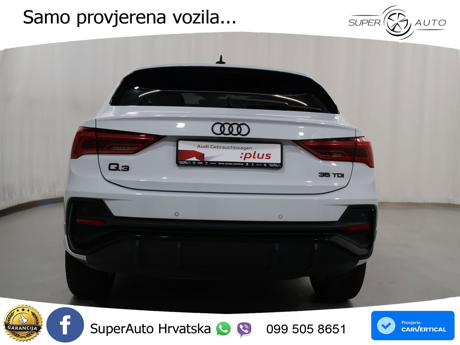 Audi Q3 Sportback 35 TDI (150 KS) S tronic MATRIX+GR SJED+KAM