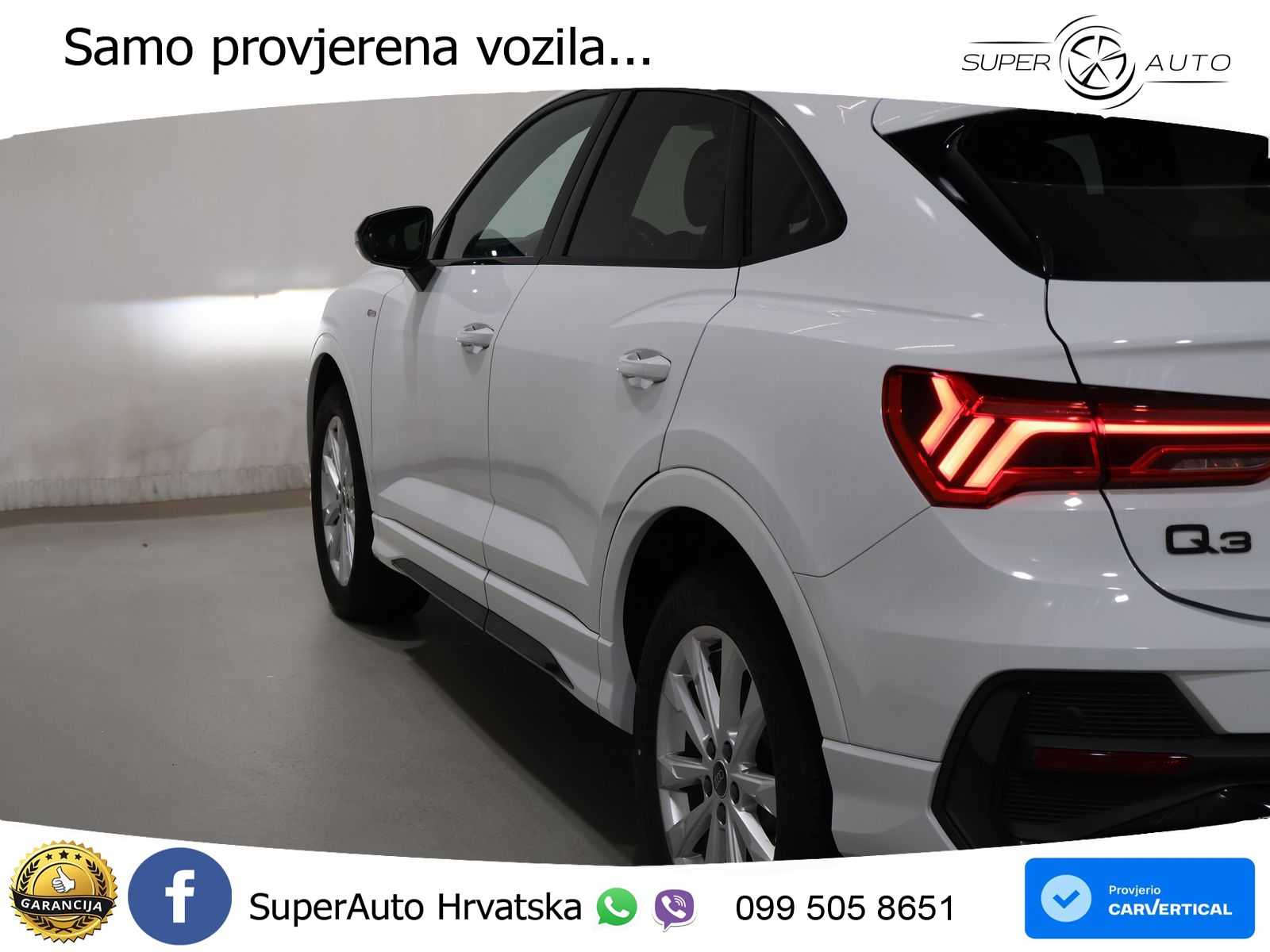 Audi Q3 Sportback 35 TDI (150 KS) S tronic MATRIX+GR SJED+KAM