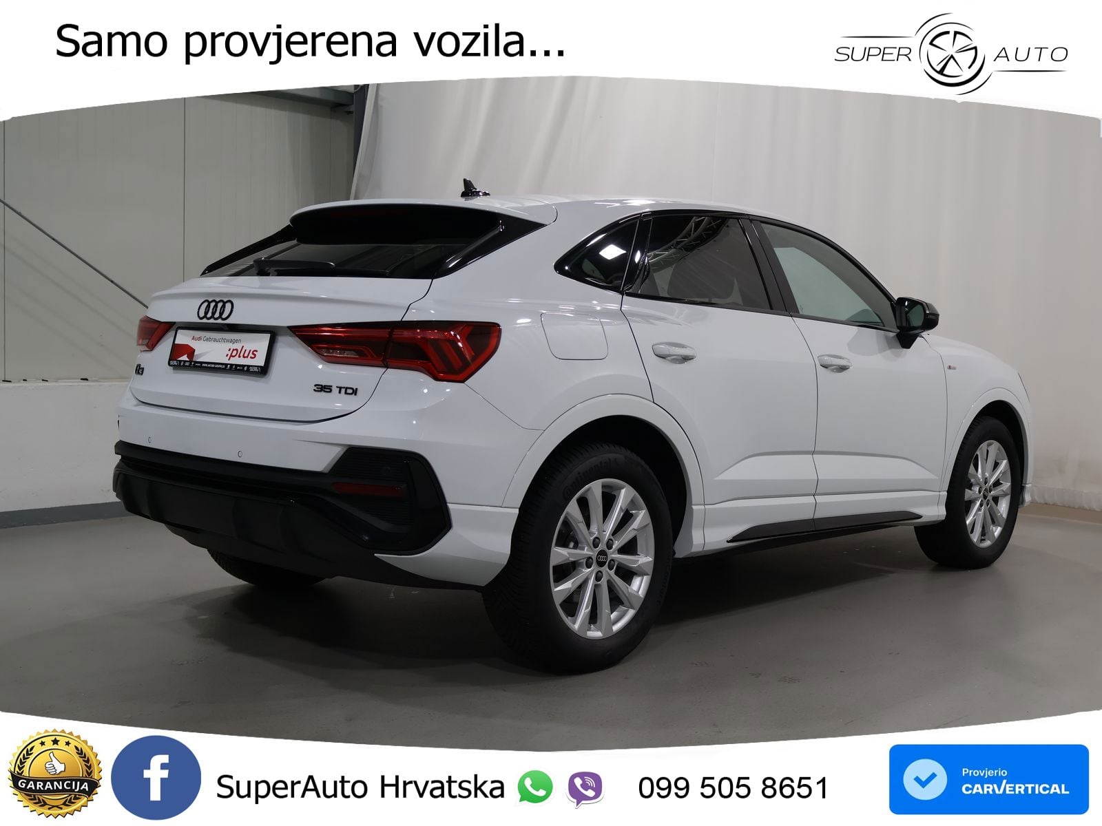 Audi Q3 Sportback 35 TDI (150 KS) S tronic MATRIX+GR SJED+KAM