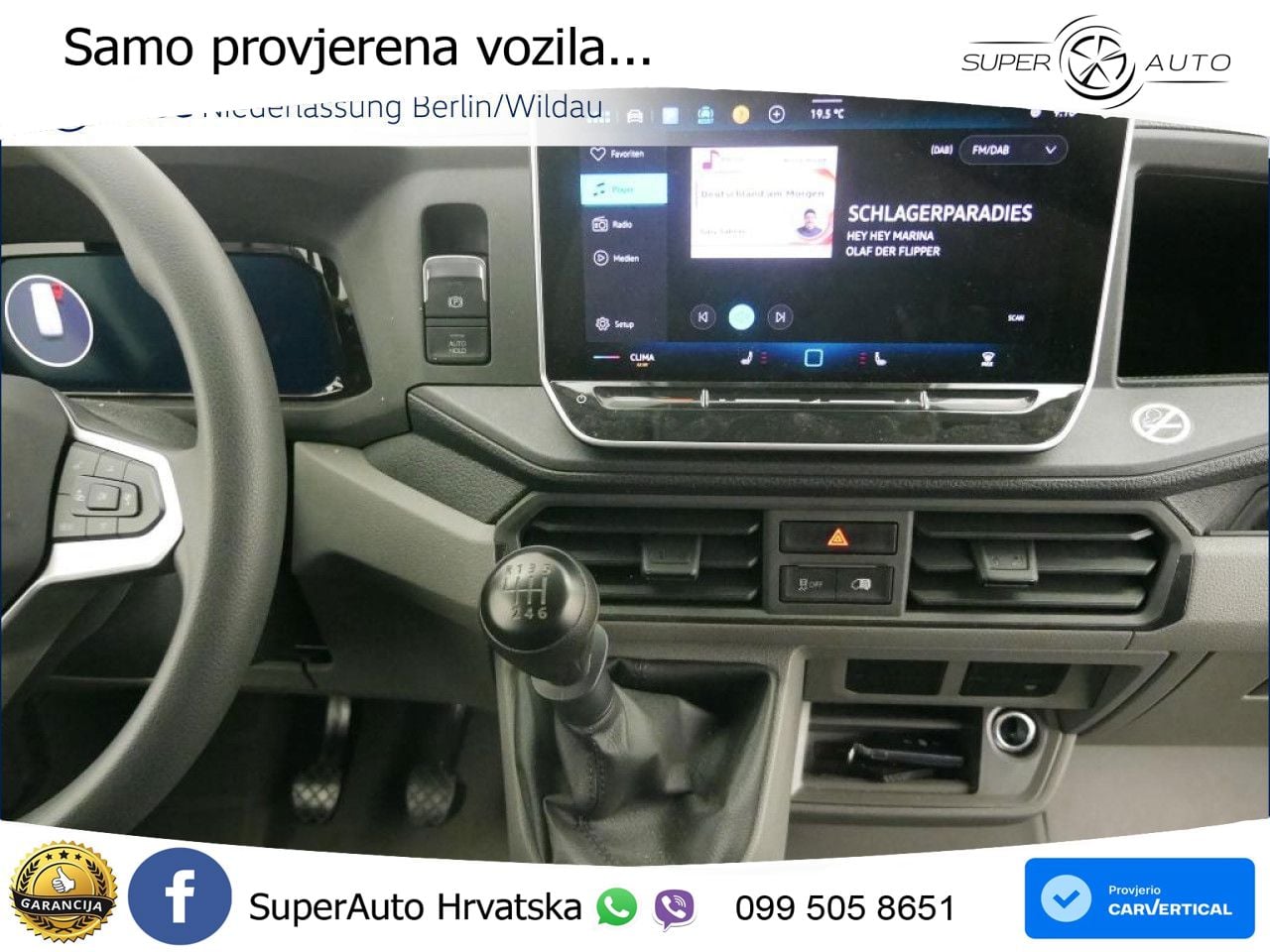 Volkswagen Crafter Kasten Mittel Vorb AHK Sitzhzg RFK Klima 177 KS