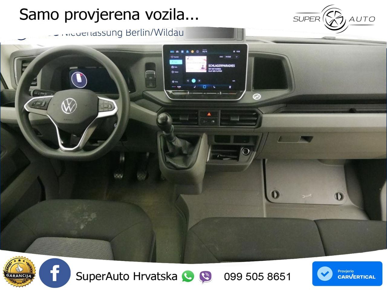 Volkswagen Crafter Kasten Mittel Vorb AHK Sitzhzg RFK Klima 177 KS