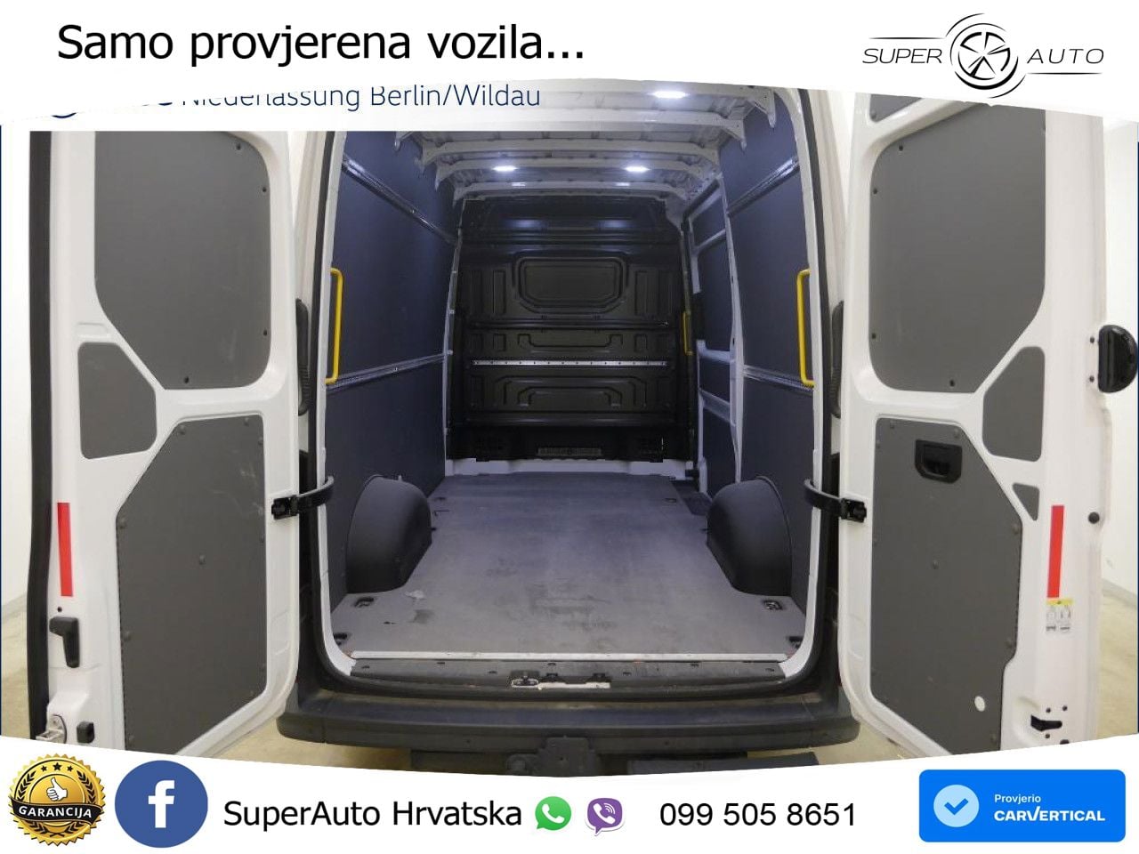 Volkswagen Crafter Kasten Mittel Vorb AHK Sitzhzg RFK Klima 177 KS