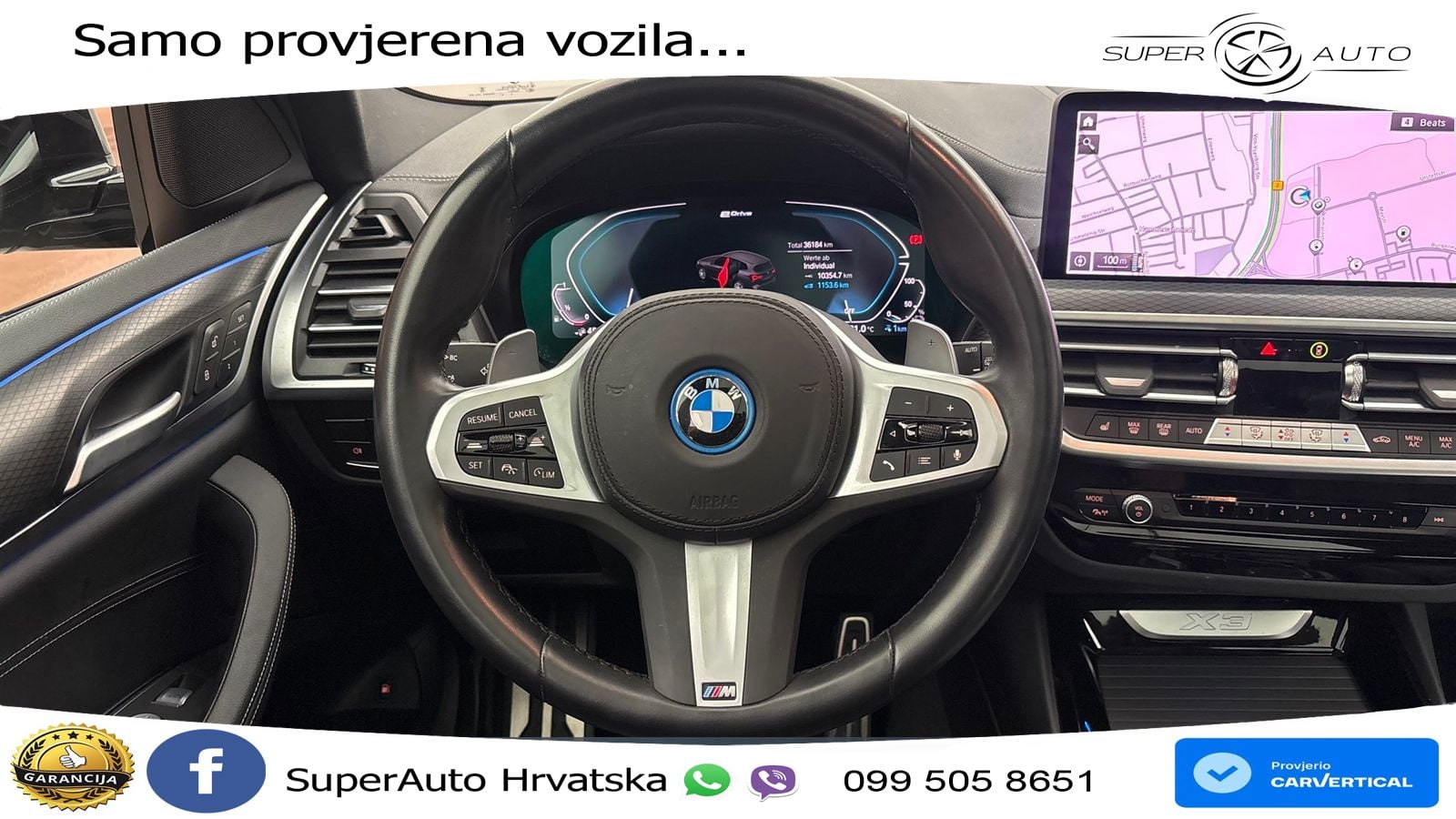 BMW X3 30e xDrive Steptronic M Sport LED+GR SJED+ACC