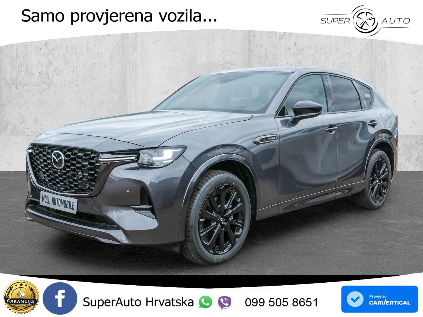 Mazda CX-60 3.3 e-Skyactiv D (254 KS) AWD Automatic LED+GR SJED+ACC