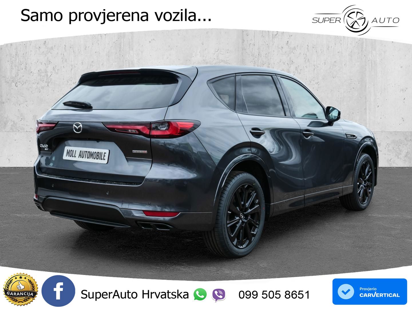 Mazda CX-60 3.3 e-Skyactiv D (254 KS) AWD Automatic LED+GR SJED+ACC