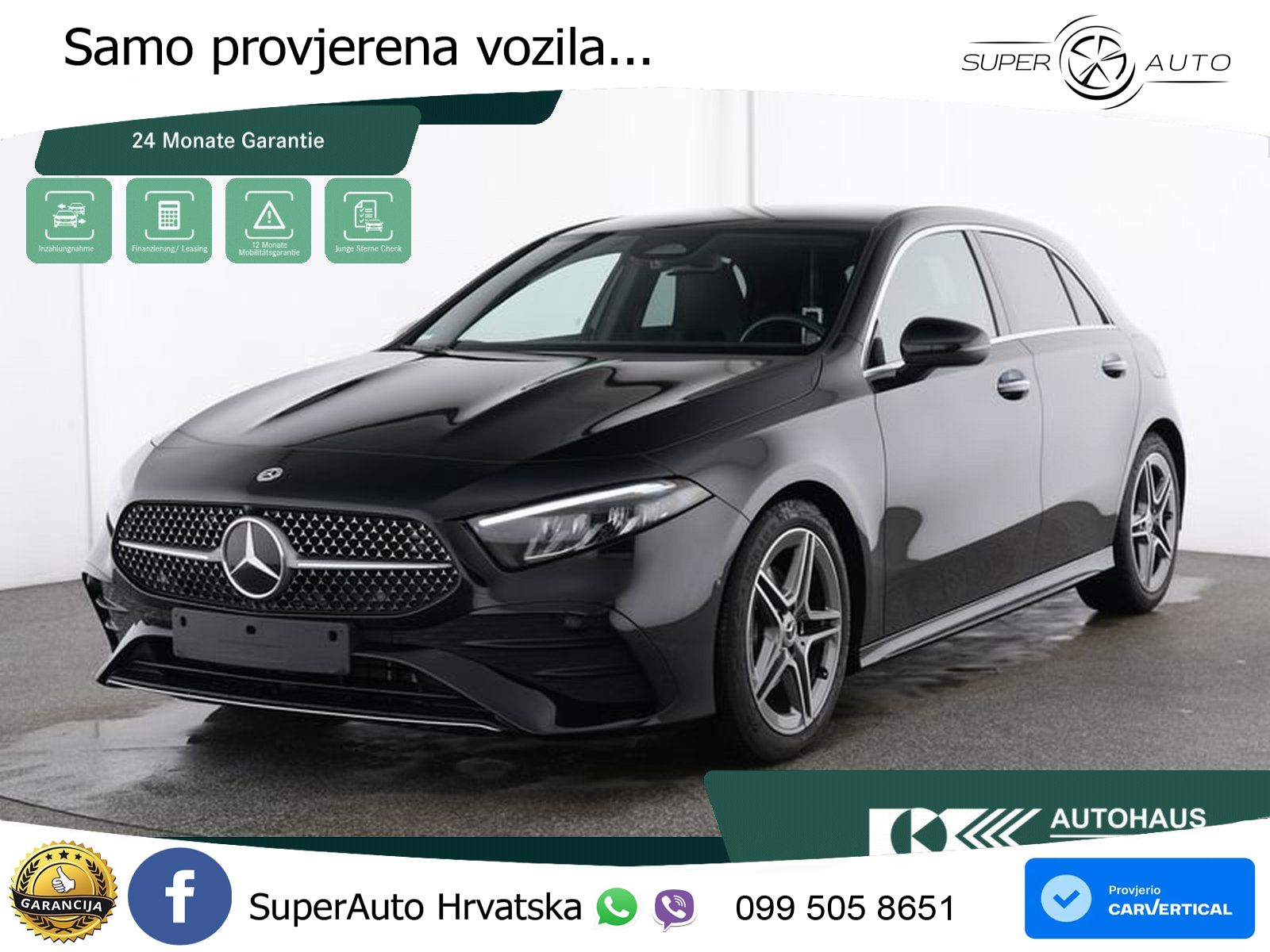 Mercedes-Benz A 200 7G-DCT AMG LED+GR SJED+ACC