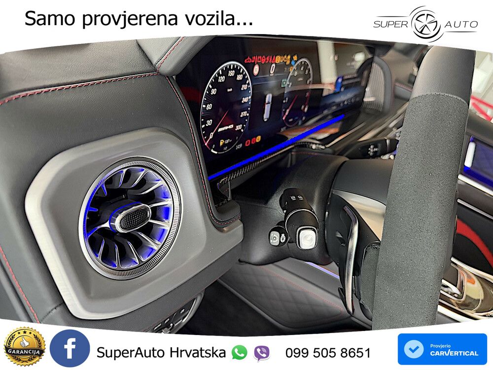 Mercedes AMG G 63 Long V8 (585 KS) 4MATIC 9G-TRONIC AMG SPEEDSHIFT TCT Superior ZRAČNI+ACC+4xGR SJED+KAM
