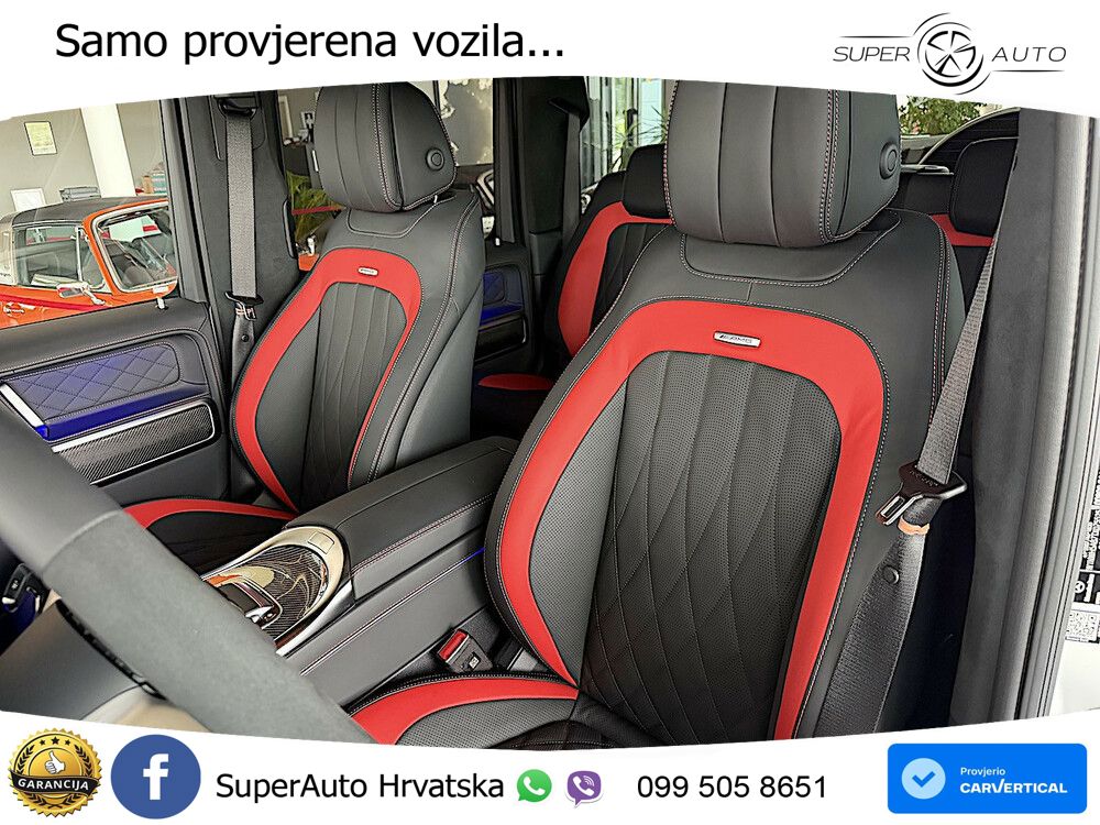 Mercedes AMG G 63 Long V8 (585 KS) 4MATIC 9G-TRONIC AMG SPEEDSHIFT TCT Superior ZRAČNI+ACC+4xGR SJED+KAM