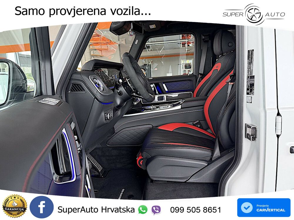 Mercedes AMG G 63 Long V8 (585 KS) 4MATIC 9G-TRONIC AMG SPEEDSHIFT TCT Superior ZRAČNI+ACC+4xGR SJED+KAM