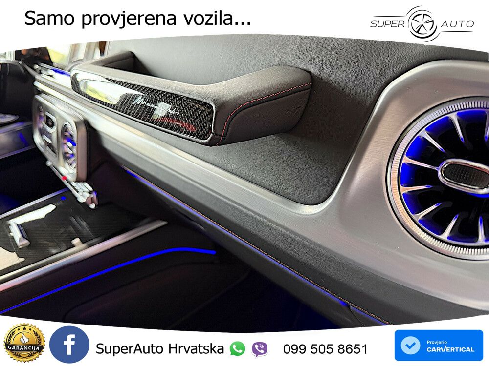 Mercedes AMG G 63 Long V8 (585 KS) 4MATIC 9G-TRONIC AMG SPEEDSHIFT TCT Superior ZRAČNI+ACC+4xGR SJED+KAM