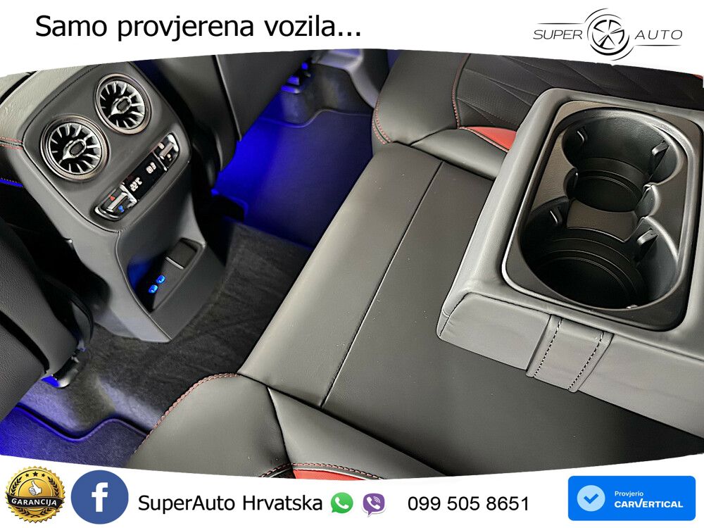 Mercedes AMG G 63 Long V8 (585 KS) 4MATIC 9G-TRONIC AMG SPEEDSHIFT TCT Superior ZRAČNI+ACC+4xGR SJED+KAM